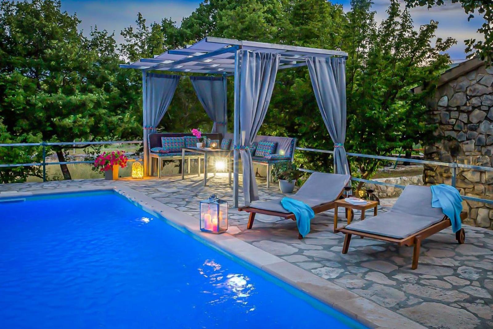 Villa Ognjistar In The Hinterland Of Makarska Riviera Zmijavci Exterior photo